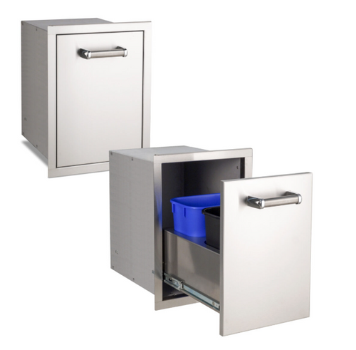 Fire Magic Double Trash Cabinet - 53820DSC