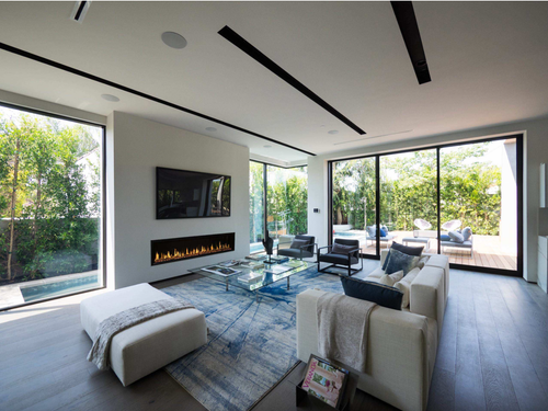 Modern Flames Orion Slim V2 76" LCD Electric Fireplace - OR76-SLIM-V2