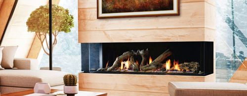 Marquis Enclave 72" Peninsula/Corner Linear Direct Vent Fireplace