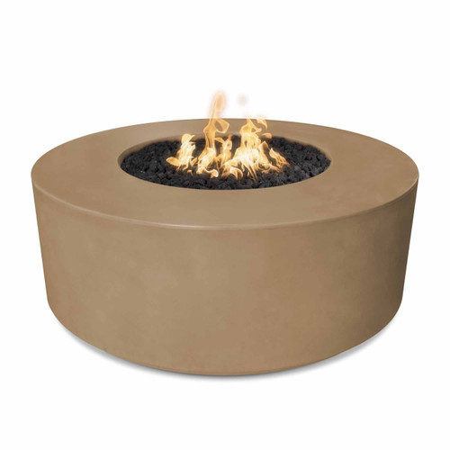 The Outdoor Plus Florence 46" Round Fire Pit, GFRC Concrete, 20" Tall - OPT-FL4620