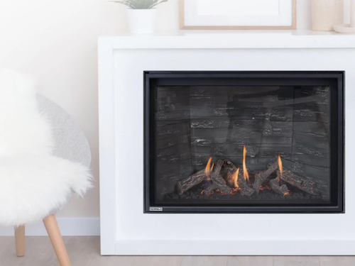 Montigo DelRay Square 38" Basic Direct Vent Gas Fireplace - DRSQ38NI