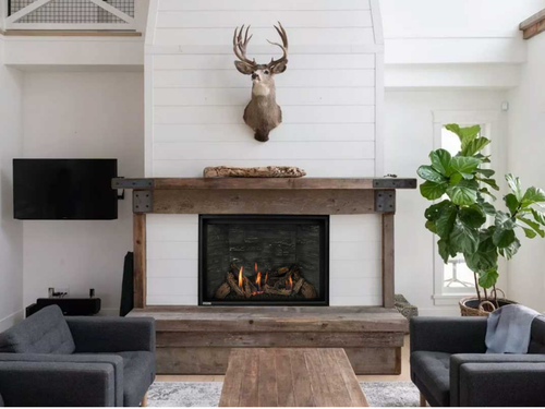 Montigo DelRay Square 46" Basic Direct Vent Gas Fireplace - DRSQ46NI