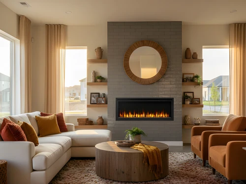 Simplifire Allusion Platinum (Refreshed) 50" Electric Fireplace | Mod Living Spaces