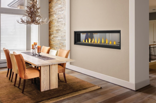 Napoleon Vector 74" See Through Linear Direct Vent Gas Fireplace