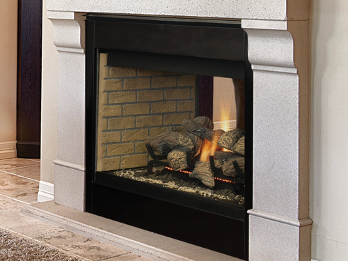 Superior 40" See-Through Direct Vent Gas Fireplace - DRT40STDEN