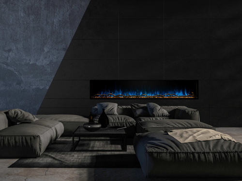 Modern Flames Landscape Pro Slim 80" Built-in Electric Fireplace - LPS-8014