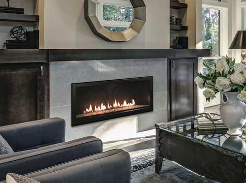 Empire WMH 48" Boulevard Direct Vent Linear Gas Fireplace w/ Multi Function System- DVLL48BP92N