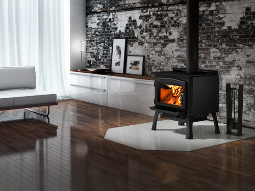 Osburn 2000 Wood Stove w/ Blower with Straight Legs