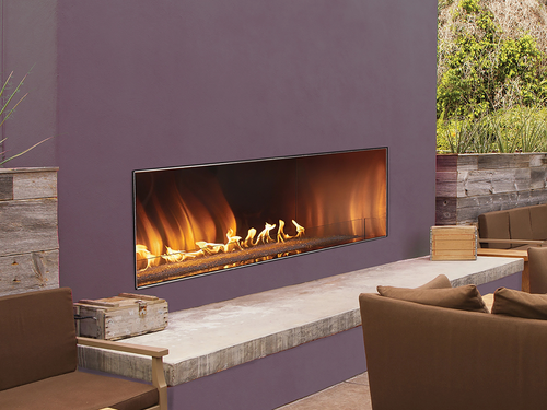 OLL48FP12SN Outdoor Stainless Steel Fireplace | Mod Living Spaces