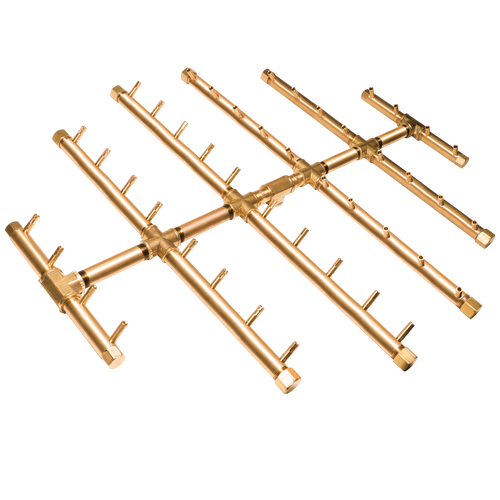 Warming Trends Circular Tree-Style Crossfire Brass Burner - CFBCTL440 Warming Trends Circular Tree-Style Crossfire Brass Burner - CFBCTL440