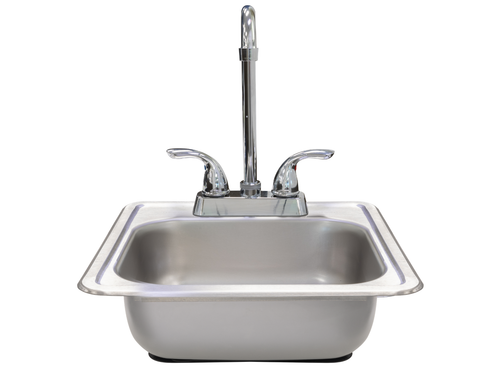 Summerset 15" Drop-In Sink & Hot/Cold Faucet | Mod Living Spaces