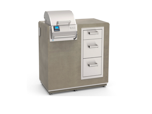 Fire Magic Electric Grill GFRC Island Bundle with Triple Drawer