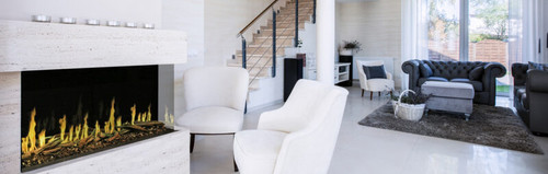 Orion Multi 52" Multi-Sided Heliovison Linear Electric Fireplace