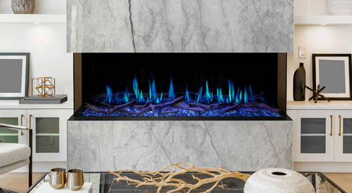Modern Flames Orion Multi 100" Multi-Sided Heliovison Linear Electric Fireplace