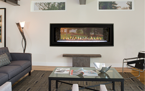 Boulevard See-Through 48" Direct Vent Linear Gas Fireplace - #3 Rated Gas Fireplace Series