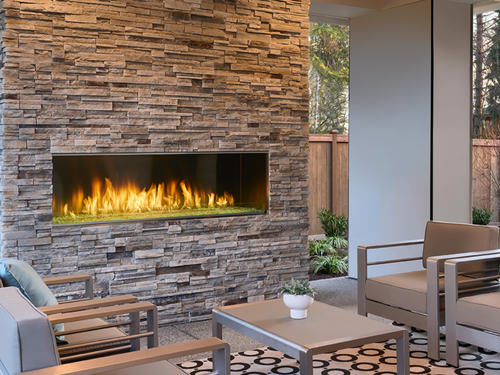 Majestic Lanai 60" Outdoor Linear Fireplace - ODLANAIG-60