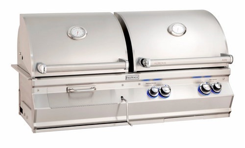 Fire Magic Aurora A830i Gas/Charcoal Combo Built-In Grill