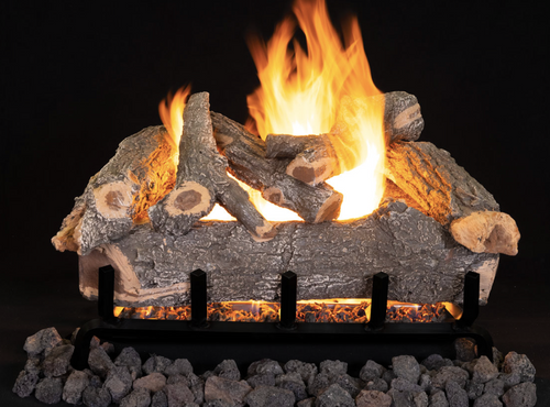 Superior Dual-Flame Smoky Weathered Oak Vented Log Set - SMOKYWEATHERED24(30,36)
