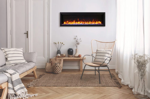 Amantii Symmetry Lumina 34" Smart Clean Face Built-In Electric Fireplace - SYM-34-LUMINA