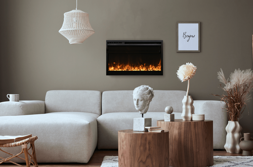Amantii Traditional Series Xtra Slim Electric Fireplace - TRD-XS