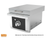 Wildfire Ranch Pro 15" Black Stainless Steel Side Griddle with Stainless Steel Knobs & Lid