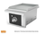 Wildfire Ranch Pro 15" Black Stainless Steel Side Griddle with Stainless Steel Knobs