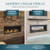 Majestic Echelon II 36" See-Through Direct Vent Gas Fireplace
