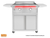 TrueFlame 30" Gas Griddle with Optional Freestanding Cart