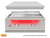 TrueFlame 30" Built-In Gas Griddle with LED Lighting and Stainless Steel Lid