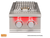 TrueFlame Double Side Burner with LED Lighting