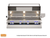 Fire Magic Echelon Diamond 48" Built-In  Gas Grill, Rotisserie Kit