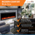 SimpliFire Allusion Platinum 60" Recessed Linear Electric Fireplace - SF-ALLP60-BK