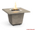 American Fyre Designs Cosmopolitan Square Chat Height Firetable - 640-xx-11-M2xC