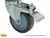 Primo Oval Large Charcoal All-In-One Locking Caster Wheels