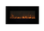 Amantii 34" Wall Mount/Flush Mount Electric Fireplace with Glass Surround - WM-FM-34-4423-BG