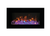 Amantii 48" Wall Mount/Flush Mount Electric Fireplace with Glass Surround - WM-FM-48-5823-BG