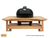 Primo Oval XL Ceramic Grill with Optional Cypress Table