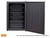 AMD 22" Outdoor Approved Refrigerator with Black Interior & Stainless Steel and Durable Plastic Door