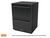 Wildfire 24" Dual Drawer Outdoor Refrigerator, Optional Black Stainless Door Sleeve & Chrome Black Handles