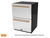Wildfire 24" Dual Drawer Outdoor Refrigerator with Optional Brushed Bronze Handles Added