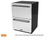 Wildfire 24" Dual Drawer Outdoor Refrigerator with Optional Chrome Black Handles Added