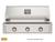AOG T-Series 36" 3-Burner Built-In Gas Grill | AOG36TN