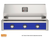 AOG T-Series 36" Built-In Gas Grill, Founders Blue Accent Panel