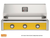 AOG T-Series 36" Built-In Gas Grill, Torchlight Yellow Accent Panel