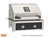 AOG T-Series 24" 2-Burner Built-In Gas Grill, Black Accent Panel