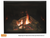 Montigo Paragon 50" Fireplace with Forest Timber Log Set & Black Porcelain Liner