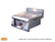 Le Griddle Pro Series 16" 1-Burner Gas Griddle, Angled View, Control Knob in ON/HIGH Position