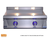 Le Griddle Pro Series 75 30" 2-Burner Gas Griddle, Knobs in OFF Position