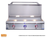 Le Griddle Pro Series 105 41" 3-Burner Gas Griddle with Optional Stainless Steel Lid