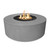 The Outdoor Plus Florence 46" Round Fire Pit, GFRC Concrete, 20" Tall - OPT-FL4620